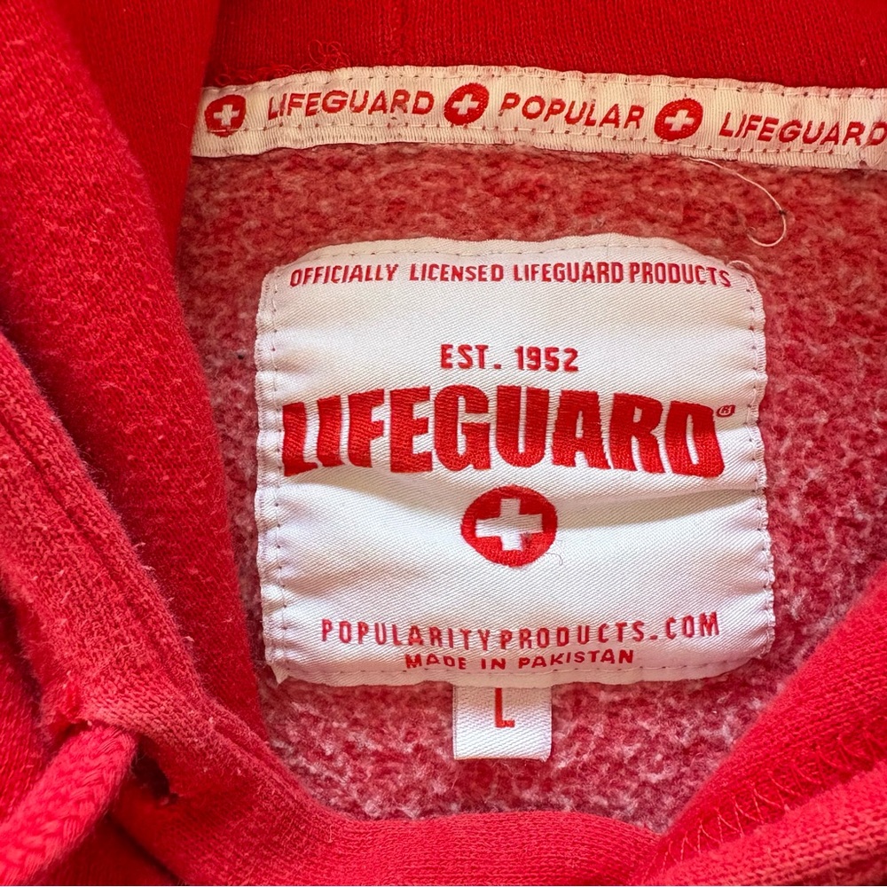 Popularity Products Official Lifeguard San Diego Hoodie Sweatshirt Unisex L Crop - Picture 2 of 12